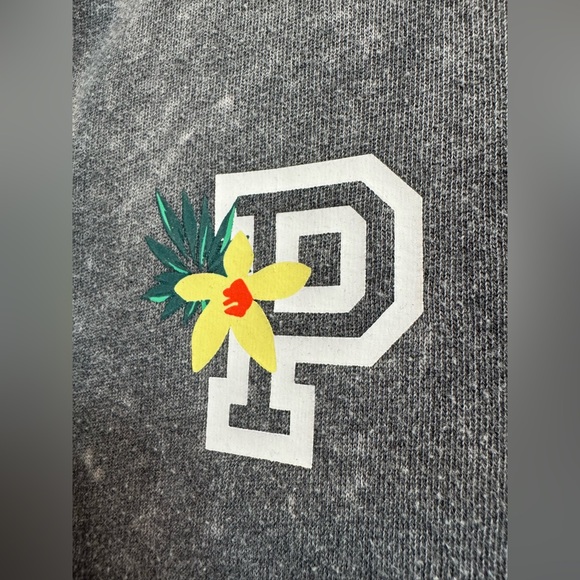 PINK Tropical Zip Hoodie Sweatshirt L - Picture 13 of 15